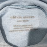 Oversized Hoodie Pullover Sweatshirt Don't Look At Me‎ One Size Blue Size L Photo 2