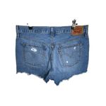 Levi's Levi’s 501 Distressed Denim High Rise Light Wash Cut Off Shorts Photo 4