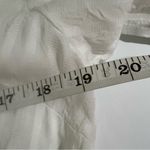 Hem & Thread  White Striped Smocked Waist Blouse - Size M Cottagecore Softgirl Photo 4