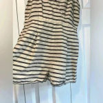 Billabong Brandy Melville Nautical Striped Spaghetti Strap‎ Summer Mini Dress B39 Photo 5