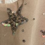 Free People Star Embellished Cami XS Beaded Tank Racerback Top Pink Photo 5