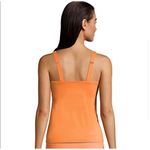 NWT Lands' End Tankini Top Padded‎ Underwire Bathing Suit Swim Lycra Size 24W Orange Photo 3