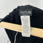 Onyx Nite  By Wendye Chaitin Black Shimmer Pants Pull On Wide Leg Evening Sz 18 Photo 7