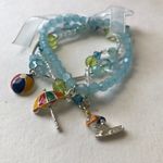 Beach Balls Stretch Bracelets Set of 3 Surfer Girl Photo 0