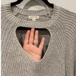 Urban Outfitters SILENCE + NOISE Grey Knit Crop Top Sweater Photo 2