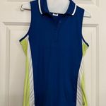 FILA Summer Sale: Blue and Yellow Polo Top for Active Wear Photo 0