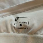 Title Nine Women's NWT  workout White Solid Dream Halter Bra Top Shirt large Photo 1