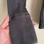 Knox Rose Woman's Long Sleeve Notch Neck Waffle knit Top Gray XXL Photo 7