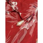 Adrianna Papell NWT  Floral Embellished Fit & Flare Dress Red Colorful Size Small Photo 7