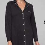 Soma  black button down nightshirt Photo 0