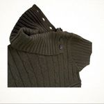 Ellen Parker Grey Cable Knit Short Sleeve Sweater Dress Gray Size undefined Photo 5