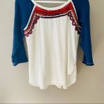 Free People  Ritu Embellished Boho Top Sz Small Photo 2