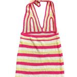 Beginning Boutique  Whitsundays Crochet Knit Mini Dress Pink Yellow White 4 NEW Photo 8