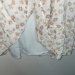 ✅Her entire name says Grace Brown, and cream floral, Boho tiered dress Tan Size M Photo 5