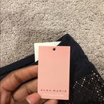 Alex Marie  Fit Solution Black/Cream Two Piece Tankini & Skirt Swim Set SIZE M Photo 6