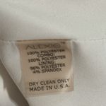 Alexis Caprice satin Two Tone Dress with Overlay detail off white and black sz S Photo 11