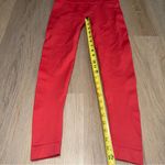 Set Active  Bright Coral Pink Athletic Leggings - Size Medium Photo 5