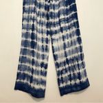 Anthropologie CLOTH & STONE ANTHRO Tie Dye Wide Leg Pant Blue White Pull On Boho Photo 13