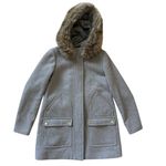 J.Crew Vail Parka Faux Fur Hooded Winter Coat Gray Size 4 Photo 8
