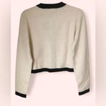 VERO MODA  Women’s Cream and Black Cardigan Size L Photo 2