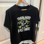 Hanes Dragon Ball Z Broly Train Hard To Go Beast Mode T-Shirt RARE DESIGN Photo 1