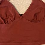 SheIn Red Cropped Tank Top Photo 1