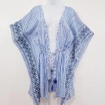 Hawaiian Tropic Striped Kimono Tassels Swimwear Cover Up Photo 0
