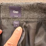 Gap Wool Blend Tweed Knee Length Skirt Sailor Style Accent Buttons Fully Lined Photo 2