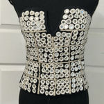 One Teaspoon Revolve Strapless Beaded Top(Size Small) Photo 0