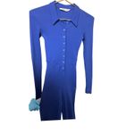 Peachy Den June Jumpsuit Womens Size Small Ultramarine Blue Pantsuit Photo 5