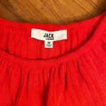 Jack by BB Dakota NEW  Flutter Off the Shoulder Red Ruffle Top Womens Medium Photo 2