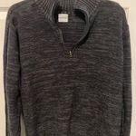 Columbia  black grey 3/4 zip sweater in medium Photo 0
