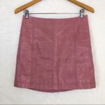 Free People  modern femme vegan suede mini skirt Photo 3