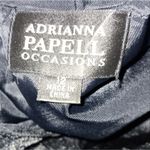 Adrianna Papell  Occasions Black Dress with Bolero Jacket Size 12 Photo 5