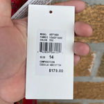 emanuel ungaro silk dress sz 14 Red Photo 5