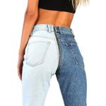Revice Denim  Yin Yang Two Toned Jeans Photo 4