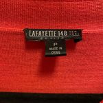 Lafayette 148  New York Red Wool V-Neck 3/4 Length Sleeve Sweater Size P Photo 1