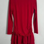 Alexia Admor Pluto Rosette Long Sleeve Mini Dress Women's Small Red Ruffle NWT Photo 7