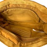 Orange & Gold Over the Shoulder Bag – Front & Back Pockets – Medium Tote Purse Photo 1