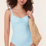 ANDIE  The Nadi One Piece Swimsuit Blue Powder Ditsy Floral size‎ S NWT Photo 0