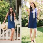 Lilly Pulitzer  Jane Navy Shift Mini Dress Size 0 Photo 11