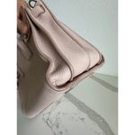 YSL Yves Saint Laurent Rose Pink Grained Calfskin Leather Baby Sac De Jour Bag Photo 12