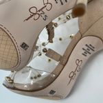 Jessica Simpson  Pumps Size 5.5 Wavery Clear Studded Wavery Pointed Toe Stiletto Photo 8