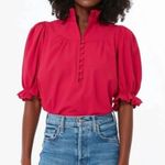 Tuckernuck  POMANDER PLACE Selena Blouse Raspberry Photo 2