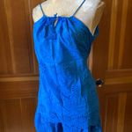 New, Lavishly Paris Women’s Royal Blue Tassel Top/Shorts Set Size 28 Photo 8