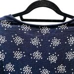 Boden Anthropologie Navy Blue Short Sleeve Polka Dot Fit & Flare Dress Size 8 Photo 4