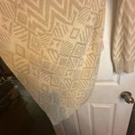 Faded Glory  Cream Open Front Cardigan with Textured‎ Pattern Photo 5