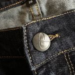 Else Mini Boot Cut Dark Jeans Size 28 Y2K Stretch Long 33.25” Blue Photo 6