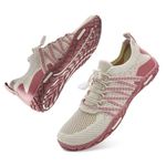 NWT WateLves Women’s Barefoot Water Shoes Beach Swim Shoes Beige Pink 41/US 10 Photo 0
