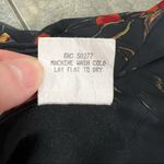 Saint Tropez West St Tropez West Dress 14 Black Red Floral Spagetti Shift Midi VTG 90s Y2K Goth Photo 8